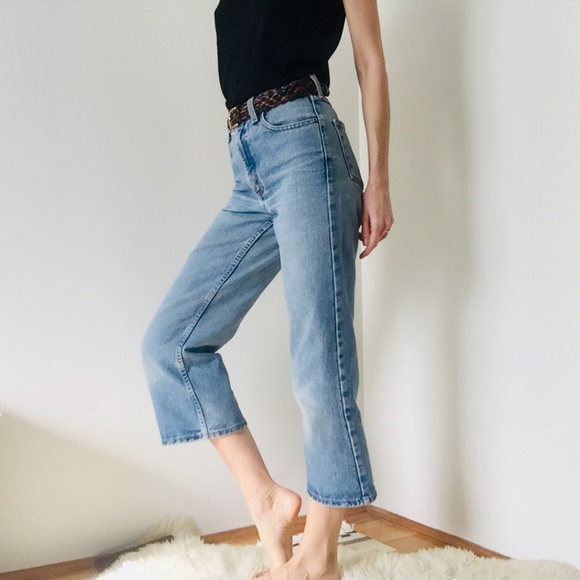 Frank & Oak Denim - Frank&Oak Cropped Wide Leg Jeans
